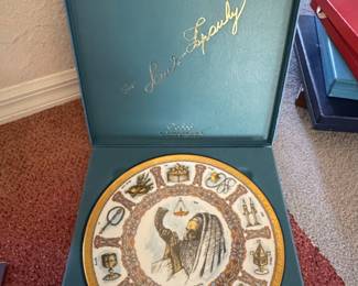 Goebel "Traditions" Third Limited Edition Plate by Laszlo Ispanky