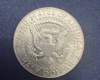 1964 Kennedy Half Dollar Coin (90% Silver)