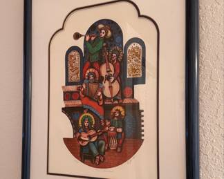 Five Musicians Print by Etgie