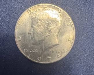 1974 Kennedy Half Dollar Coin