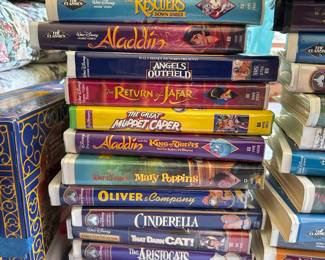 Disney "The Classics" Black Diamond VHS Tapes Collection