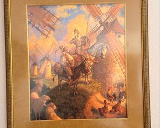 Scott Gustafson Don Quixote and Sancho Panza Painting