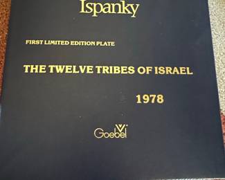 Goebel 'The Twelve Tribes of Israel' Collector Plate by Laszlo Ispanky