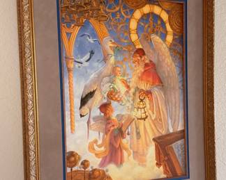 Signed "The Angel of Deliverance" Art Print by Sonny B. Bixler