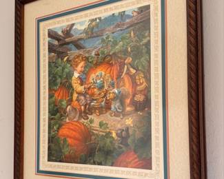 Peter, Peter, Pumpkin Eater by Scott Gustafson Art Print