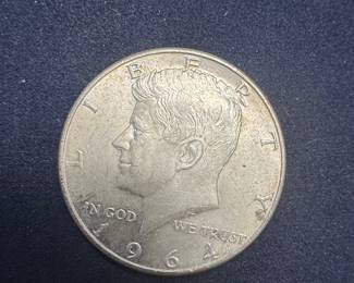 1964 John F. Kennedy Half Dollar Coin