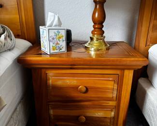 Broyhill "Fontana" Solid Pine Nightstand