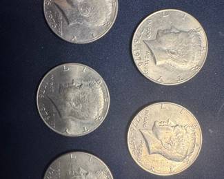 1976 Bicentennial Kennedy Half Dollar Coins