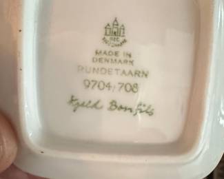 Royal Copenhagen "Storkereden" Mini Plates by Kjeld Bonfils