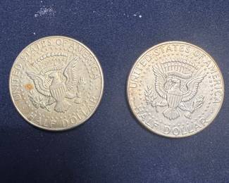 1967 Kennedy Half Dollar Coins (2)