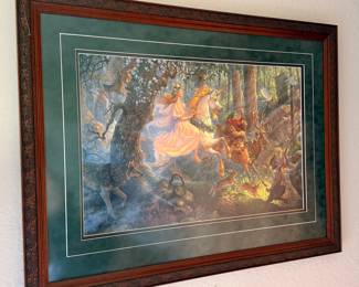 Josephine Wall "Court of the Fairies" Art Print