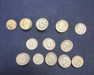 50 Dimes Lot: 1946-1959