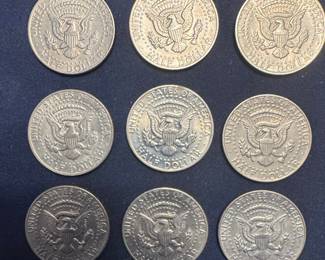 1972 Kennedy Half Dollar Coins