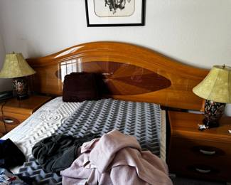 Art Deco Waterfall Bedroom Set