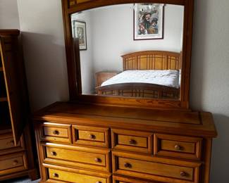 Broyhill "Fontana" Dresser with Mirror