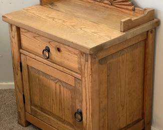 Rustic Wood Southwestern Nightstands 24"W x 18"D