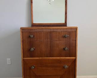 Art Deco Chest 33-1/2"W x 20"D x 42"H