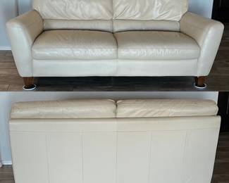 Leather Sofa 86" x 36"