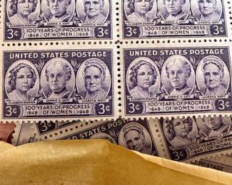 Vintage postage stamps