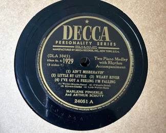 Decca 78 Record Ain't Misbehaven