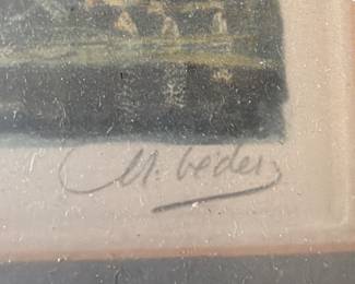 Art Signed M Geder???
