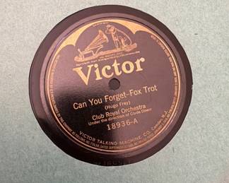 Victor 78 Record Can you forget fox trot