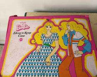 Vintage Barbies in Case