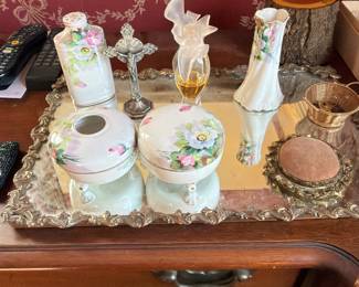 Jewelry Trinket Boxes and hat pin recievers