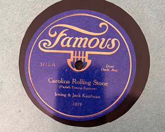 Famous 78 record Carolina Rolling Stone