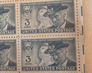 Vintage stamps full sheet