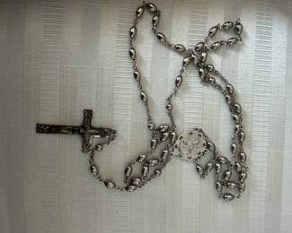 Sterling Rosary by Modell