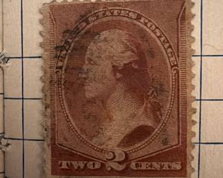 Vintage postage stamps