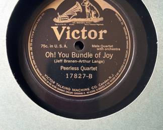 Victor 78 Record Oh! You bundle of joy