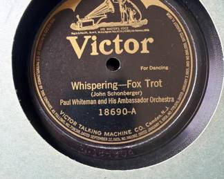 Victor 78 record Whispering Fox trot