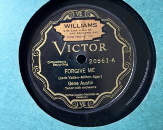 Victor 78 Record Forgive me