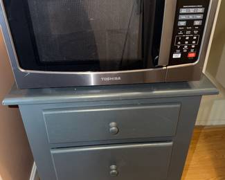 Microwave and stand