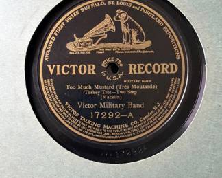 Victor 78 record Too much mustard