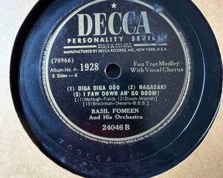 Decca 78 Record Diga Diga Do