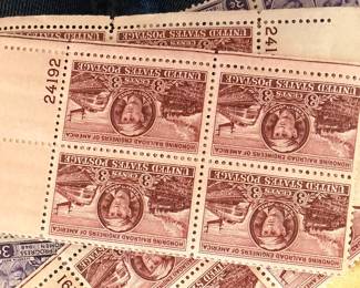 Vintage postage stamps