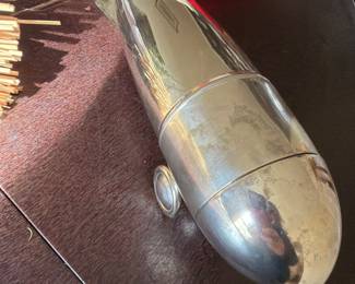 Vintage Zepplin Silver Plated Cocktail shaker