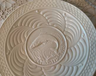Belleek Christmas plate 1978 