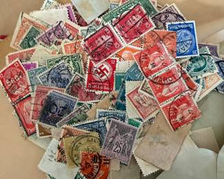 Vintage postage stamps