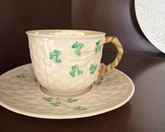 Belleek Cup and saucer