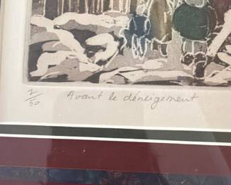 Print number 7 of 50 Claude Montoya