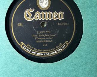 Cameo 78 Records I Love You