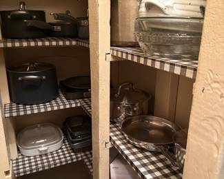 Butlers pantry contents