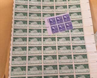Vintage Postage stamps full sheet
