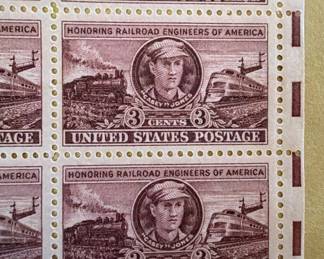 Vintage stamps full sheet