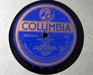 Columbia 78 record The Vamp
