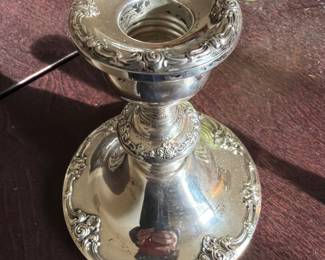 Sterling candlesticks